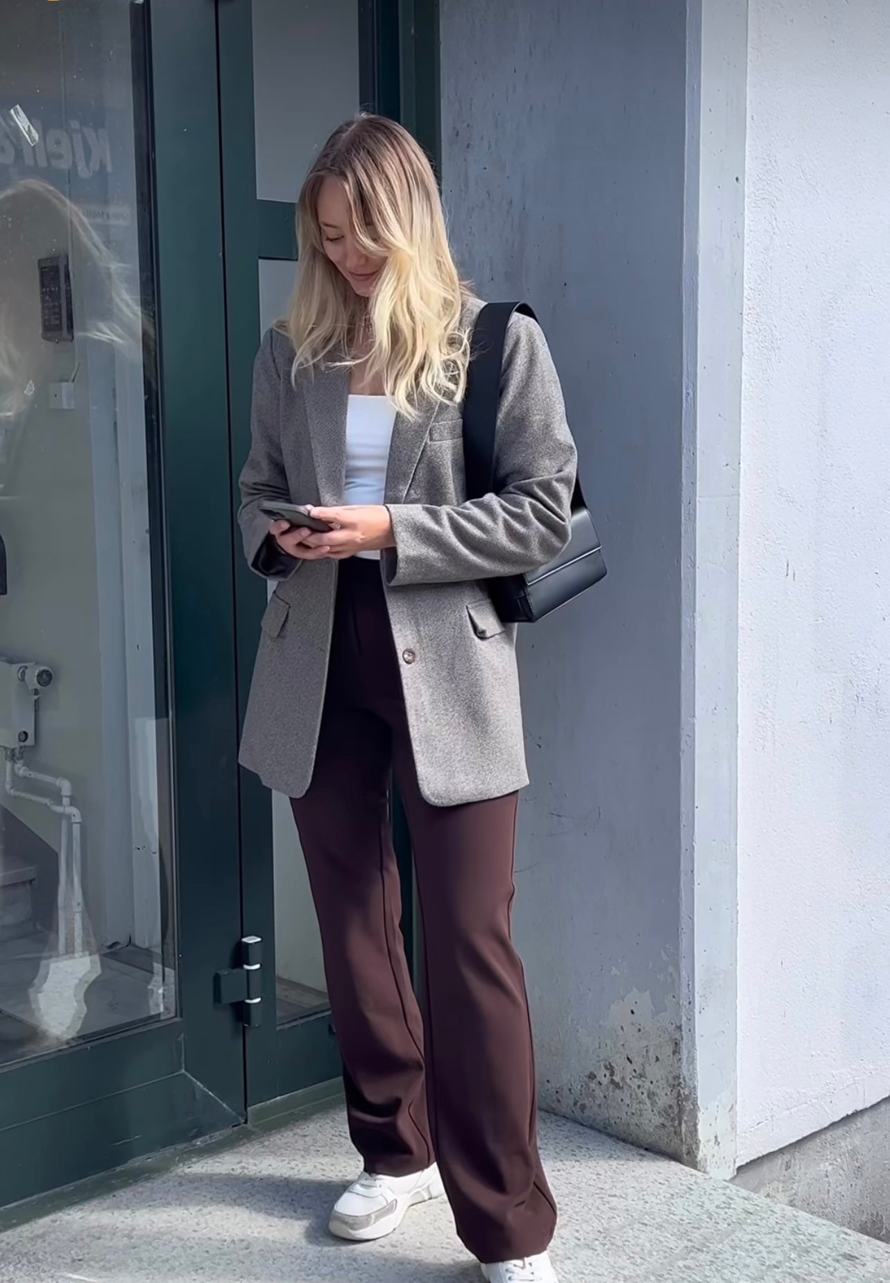 VMPIA Blazer - Light Grey Melange