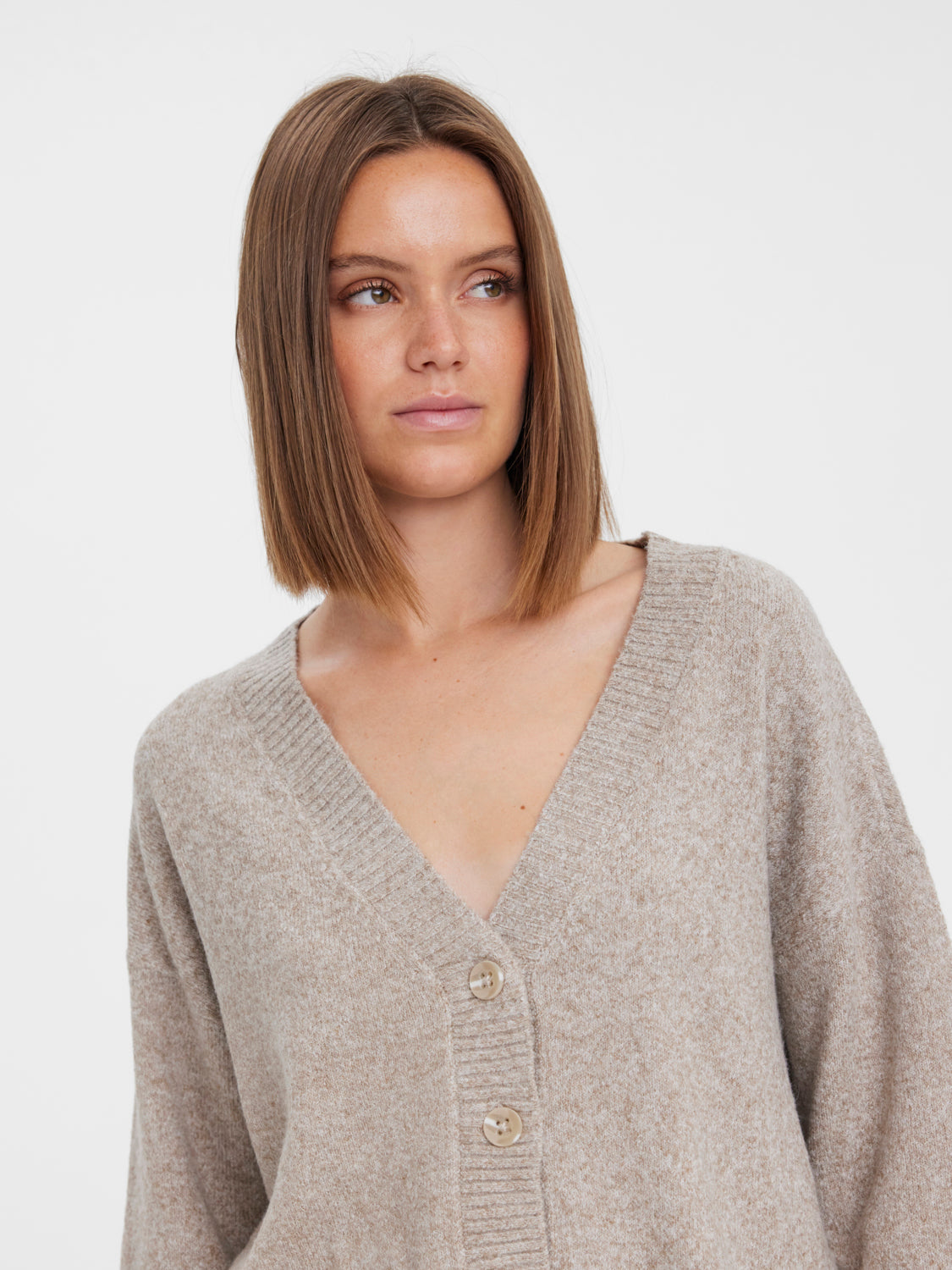 VMDOFFY Cardigan - Sepia Tint