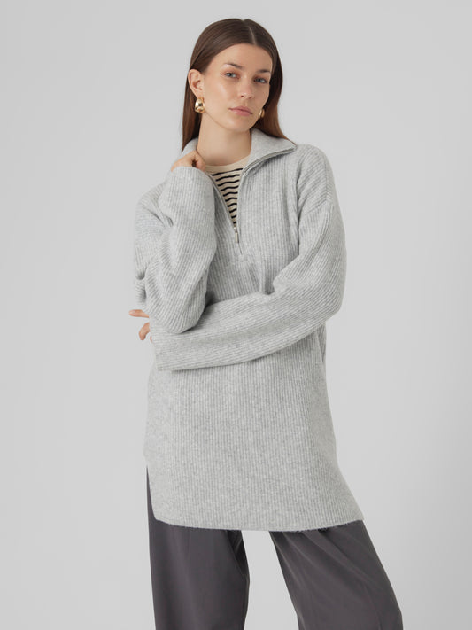 VMSTAZIE Pullover - Light Grey Melange